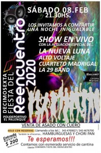 Fiesta del Reencuentro en El Palenque