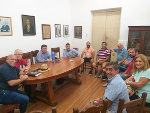 Arribalzaga se reunió  con autoridades del radicalismo de Paraná y seccionales.