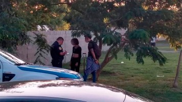 La policía intervino en el macabro hecho.