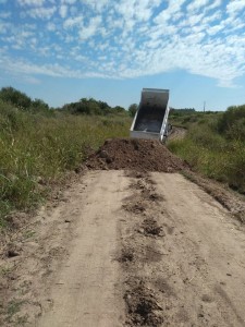 Cierre de camino entre Piedras Blancas y Hernandarias