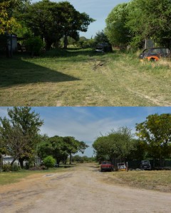 Recuperación de calles en Colonia Nueva.