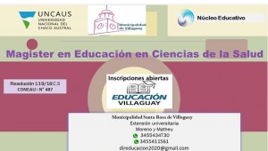 Maestría en Educación en Ciencias de la Salud.
