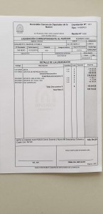 Casaretto publicó su recibo de sueldo