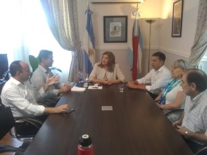 Concejales del PJ de Cerrito se reunieron con Romero