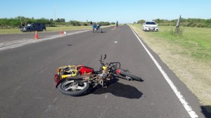 Accidente en el Acceso a Cerrito