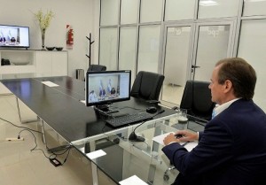 Bordet participó de la videoconferencia con el Presidente