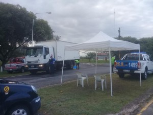 Bomberos colabora con la población de Cerrito y zona