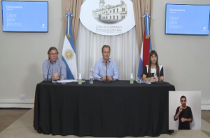 Bordet encabezó el informe oficial de este jueves