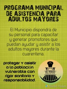 Asistencia para adultos mayores.