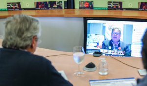 Comunicación entre intendentes y Fernandez.