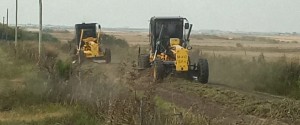 Trabajan en caminos rurales de Paraná Campaña