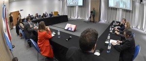 Encuentro virtual con intendentes justicialistas.