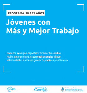 Pueden participar jóvenes de 18 a 24 años de edad.