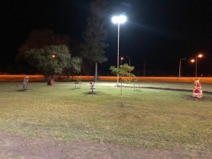 Nueva luminaria en la Laguna Garay.