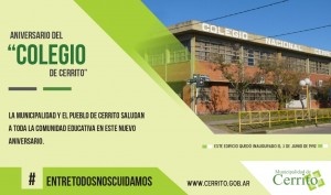 Aniversario del Colegio de Cerrito.