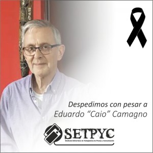 Tristeza por el fallecimiento del periodista Eduardo Caio Camargo