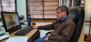 Palacios participó del encuentro virtual nacional