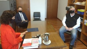 Reunión con Canavesio.