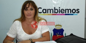 Concejal, María Marta Cecco.