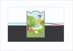 Bandera de Piedras Blancas