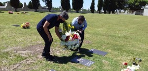 Ofrenda en el Cementerio Parque