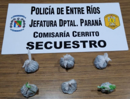 Secuestro de marihuana.
