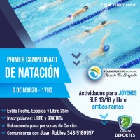 El próximo 6 de marzo desde las 17hs.
