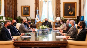 Reunión en Casa Rosada.