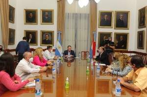 Reunión con docentes.