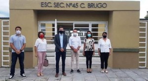 Muller llegó a Pueblo Brugo