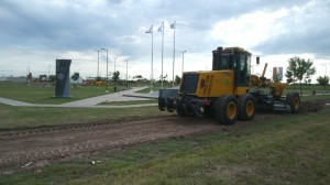 Trabajos de enripiado.