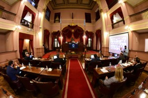 Sesión en diputados.