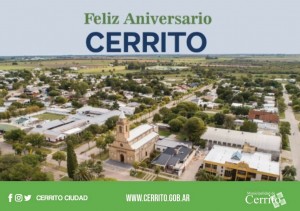 Cerrito cumple este miércoles 134 años