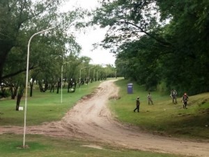 Trabajos en la costanera de Pueblo Brugo