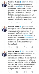 Mensaje de Bordet.