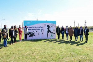 En homenaje a las mujeres trabajadoras.