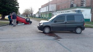 Choque de vehículos en Cerrito