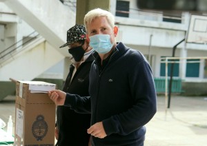 Frigerio votó en Villa Paranacito