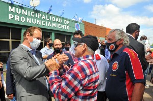 Bordet:“Seguimos poniéndonos de acuerdo para generar obras que mejoren la calidad de vida de las ciudades y los vecinos”.