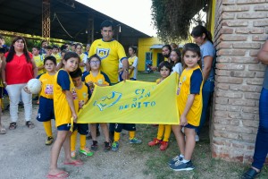 Stratta participó del acto .