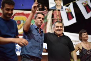 Cáceres agradeció a la militancia