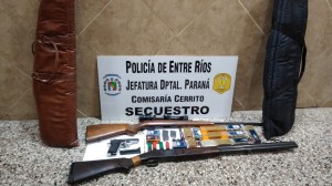 Secuestro de armas.