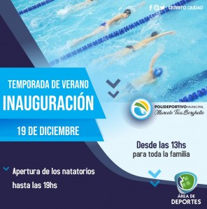 Este domingo se inaugura la temporada de verano en Cerrito