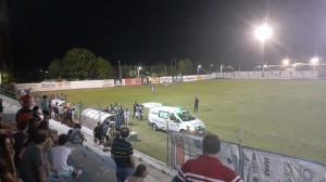 Un jugador golpeó a su DT en Viale