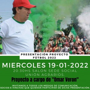 Presentan a Verón en Cerrito