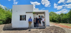 Entrega de viviendas.