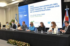 Medina participó de las Jornadas del Fuero Federal