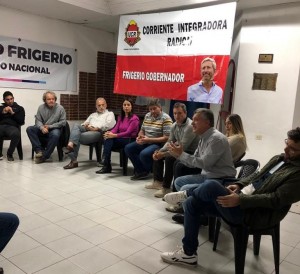 La Corriente Radical junto a Acosta y Brasesco