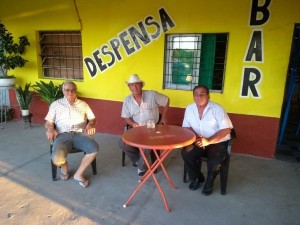 Encuentro de parroquianos de la zona