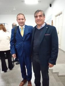 Palacios con el Embajador de Eslovenia